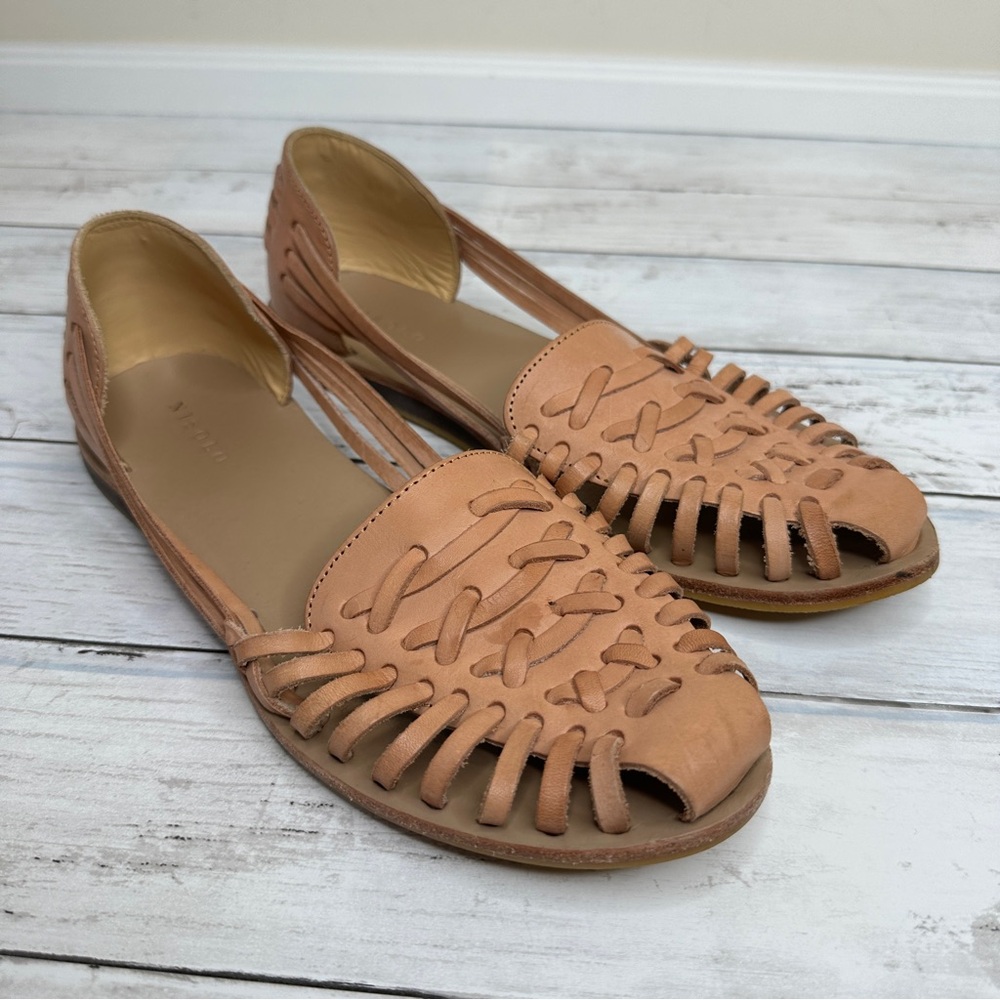 Nisolo Women's Huarache leather Sandals, Slip-On